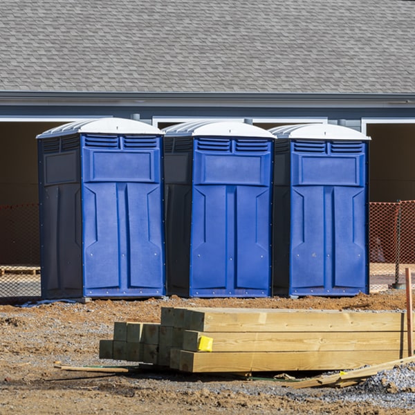 what is the maximum capacity for a single porta potty in Foraker Oklahoma